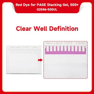 Rauður litur fyrir PAGE Stacking Gel, 500×